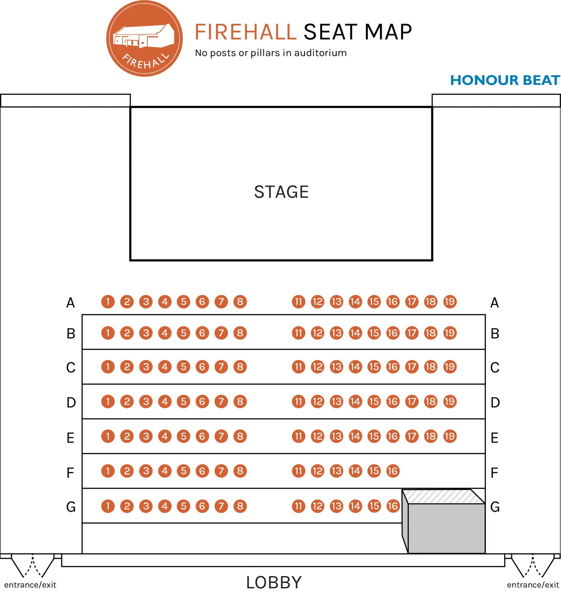 Honour Beat Seating Chart Thousand Islands Playhouse